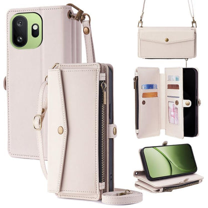 Zipper Wallet Side Buckle Crossbody Lanyard Leather Phone Case, For OnePlus 15T 5G, For OnePlus Turbo 6 / 6V, For OnePlus Ace 6, For OnePlus 15 5G, For OnePlus Ace 5 Ultra / Nord 5, For OnePlus Ace 5 Racing / Nord CE5