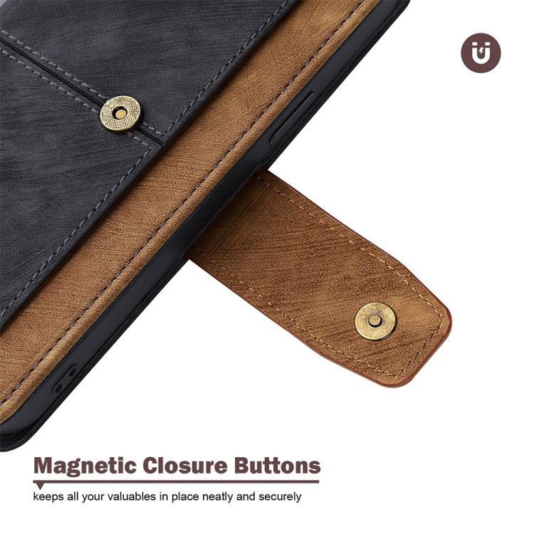 Color Stitching Skin Feel Leather RFID Blocking Phone Case, For Itel City 200 4G, For Itel A100C 4G, For Itel A90 4G