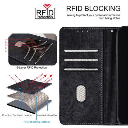 Color Stitching Skin Feel Leather RFID Blocking Phone Case, For Itel City 200 4G, For Itel A100C 4G, For Itel A90 4G