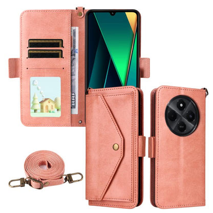 Multi-card Slots Crossbody Cowhide Leather Phone Case, For Xiaomi 17T Pro 5G, For Xiaomi 17T 5G, For Redmi 15 5G Global / 15 4G SEA 169.5mm, For Redmi 15C 5G / 4G Global 171mm / Poco C85 4G, For Xiaomi 15T Pro 5G, For Xiaomi 15T 5G                     ...