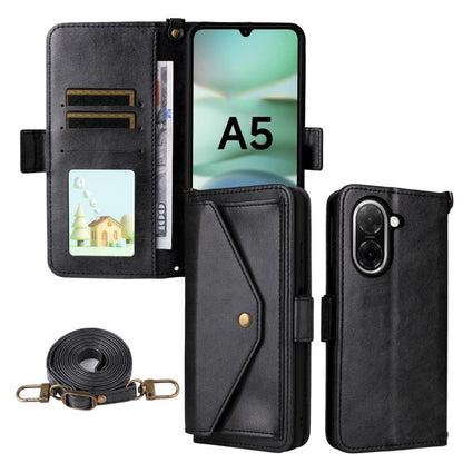 Multi-card Slots Crossbody Cowhide Leather Phone Case, For Xiaomi 17T Pro 5G, For Xiaomi 17T 5G, For Redmi 15 5G Global / 15 4G SEA 169.5mm, For Redmi 15C 5G / 4G Global 171mm / Poco C85 4G, For Xiaomi 15T Pro 5G, For Xiaomi 15T 5G                     ...