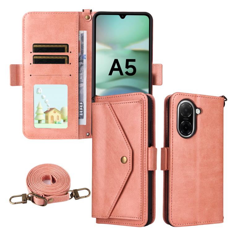 Multi-card Slots Crossbody Cowhide Leather Phone Case, For Xiaomi 17T Pro 5G, For Xiaomi 17T 5G, For Redmi 15 5G Global / 15 4G SEA 169.5mm, For Redmi 15C 5G / 4G Global 171mm / Poco C85 4G, For Xiaomi 15T Pro 5G, For Xiaomi 15T 5G                     ...