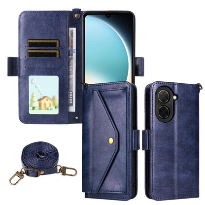 Multi-card Slots Crossbody Cowhide Leather Phone Case, For Xiaomi 17T Pro 5G, For Xiaomi 17T 5G, For Redmi 15 5G Global / 15 4G SEA 169.5mm, For Redmi 15C 5G / 4G Global 171mm / Poco C85 4G, For Xiaomi 15T Pro 5G, For Xiaomi 15T 5G                     ...