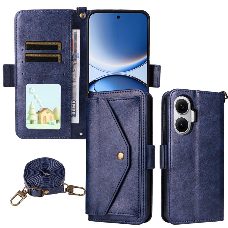 Multi-card Slots Crossbody Cowhide Leather Phone Case, For Xiaomi 17T Pro 5G, For Xiaomi 17T 5G, For Redmi 15 5G Global / 15 4G SEA 169.5mm, For Redmi 15C 5G / 4G Global 171mm / Poco C85 4G, For Xiaomi 15T Pro 5G, For Xiaomi 15T 5G                     ...