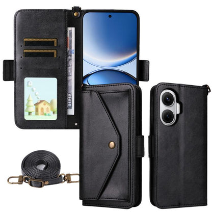Multi-card Slots Crossbody Cowhide Leather Phone Case, For Xiaomi 17T Pro 5G, For Xiaomi 17T 5G, For Redmi 15 5G Global / 15 4G SEA 169.5mm, For Redmi 15C 5G / 4G Global 171mm / Poco C85 4G, For Xiaomi 15T Pro 5G, For Xiaomi 15T 5G                     ...