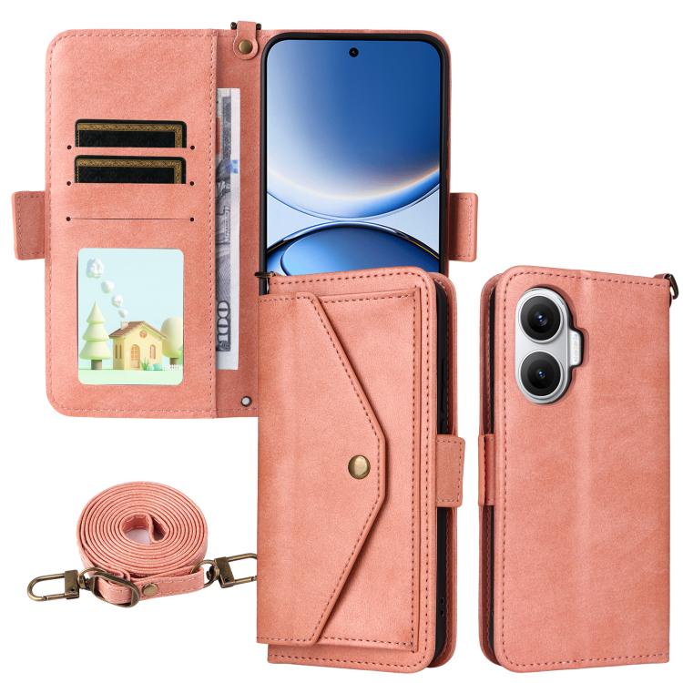 Multi-card Slots Crossbody Cowhide Leather Phone Case, For Xiaomi 17T Pro 5G, For Xiaomi 17T 5G, For Redmi 15 5G Global / 15 4G SEA 169.5mm, For Redmi 15C 5G / 4G Global 171mm / Poco C85 4G, For Xiaomi 15T Pro 5G, For Xiaomi 15T 5G                     ...