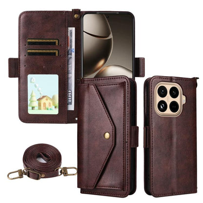 Multi-card Slots Crossbody Cowhide Leather Phone Case, For Xiaomi 17T Pro 5G, For Xiaomi 17T 5G, For Redmi 15 5G Global / 15 4G SEA 169.5mm, For Redmi 15C 5G / 4G Global 171mm / Poco C85 4G, For Xiaomi 15T Pro 5G, For Xiaomi 15T 5G                     ...