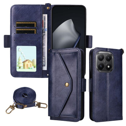 Multi-card Slots Crossbody Cowhide Leather Phone Case, For Xiaomi 17T Pro 5G, For Xiaomi 17T 5G, For Redmi 15 5G Global / 15 4G SEA 169.5mm, For Redmi 15C 5G / 4G Global 171mm / Poco C85 4G, For Xiaomi 15T Pro 5G, For Xiaomi 15T 5G                     ...