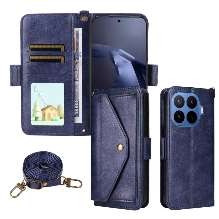 Multi-card Slots Crossbody Cowhide Leather Phone Case, For Xiaomi 17T Pro 5G, For Xiaomi 17T 5G, For Redmi 15 5G Global / 15 4G SEA 169.5mm, For Redmi 15C 5G / 4G Global 171mm / Poco C85 4G, For Xiaomi 15T Pro 5G, For Xiaomi 15T 5G                     ...