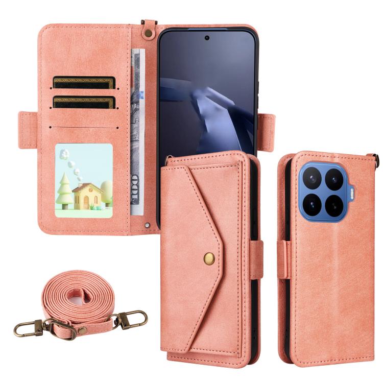 Multi-card Slots Crossbody Cowhide Leather Phone Case, For Xiaomi 17T Pro 5G, For Xiaomi 17T 5G, For Redmi 15 5G Global / 15 4G SEA 169.5mm, For Redmi 15C 5G / 4G Global 171mm / Poco C85 4G, For Xiaomi 15T Pro 5G, For Xiaomi 15T 5G                     ...