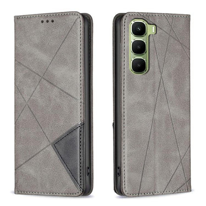 Rhombus Texture Magnetic Leather Phone Case, For Infinix Hot 70 Pro 5G, For Infinix GT 50 Pro 5G, For Infinix Hot 70 5G, For Infinix Smart 20 4G, For Infinix Note 60 5G / 60 Pro 5G, For Infinix Hot 60 Pro+ 4G, For Infinix Hot 60 Pro 4G