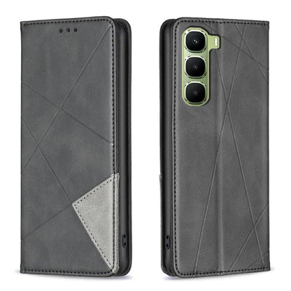 Rhombus Texture Magnetic Leather Phone Case, For Infinix Hot 70 Pro 5G, For Infinix GT 50 Pro 5G, For Infinix Hot 70 5G, For Infinix Smart 20 4G, For Infinix Note 60 5G / 60 Pro 5G, For Infinix Hot 60 Pro+ 4G, For Infinix Hot 60 Pro 4G
