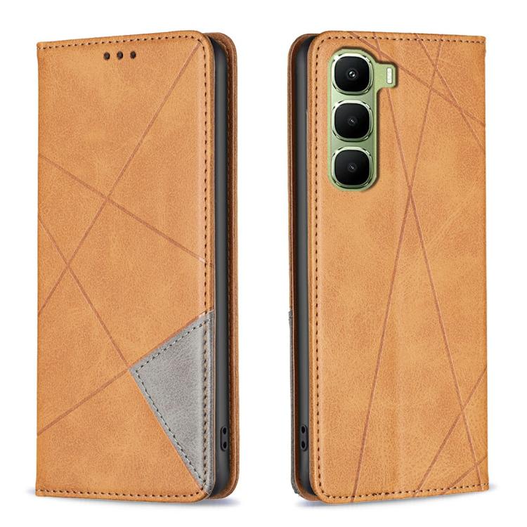 Rhombus Texture Magnetic Leather Phone Case, For Infinix Hot 70 Pro 5G, For Infinix GT 50 Pro 5G, For Infinix Hot 70 5G, For Infinix Smart 20 4G, For Infinix Note 60 5G / 60 Pro 5G, For Infinix Hot 60 Pro+ 4G, For Infinix Hot 60 Pro 4G