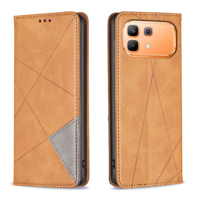 Rhombus Texture Magnetic Leather Phone Case, For Infinix Hot 70 Pro 5G, For Infinix GT 50 Pro 5G, For Infinix Hot 70 5G, For Infinix Smart 20 4G, For Infinix Note 60 5G / 60 Pro 5G, For Infinix Hot 60 Pro+ 4G, For Infinix Hot 60 Pro 4G