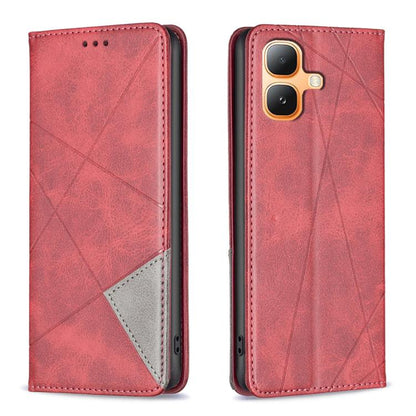 Rhombus Texture Magnetic Leather Phone Case, For Infinix Hot 70 Pro 5G, For Infinix GT 50 Pro 5G, For Infinix Hot 70 5G, For Infinix Smart 20 4G, For Infinix Note 60 5G / 60 Pro 5G, For Infinix Hot 60 Pro+ 4G, For Infinix Hot 60 Pro 4G