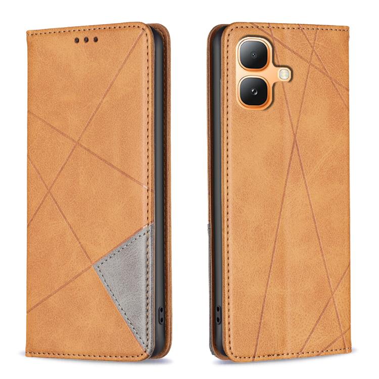 Rhombus Texture Magnetic Leather Phone Case, For Infinix Hot 70 Pro 5G, For Infinix GT 50 Pro 5G, For Infinix Hot 70 5G, For Infinix Smart 20 4G, For Infinix Note 60 5G / 60 Pro 5G, For Infinix Hot 60 Pro+ 4G, For Infinix Hot 60 Pro 4G