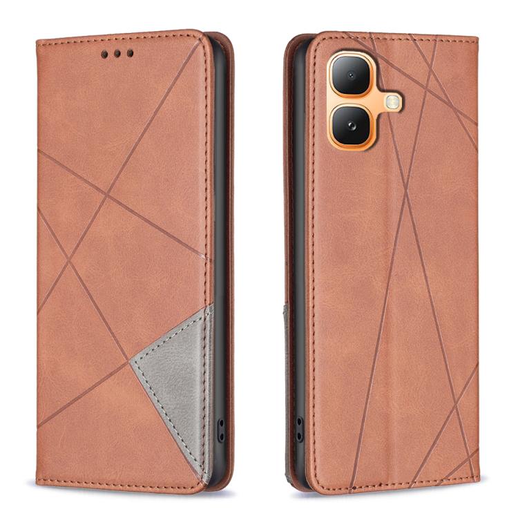 Rhombus Texture Magnetic Leather Phone Case, For Infinix Hot 70 Pro 5G, For Infinix GT 50 Pro 5G, For Infinix Hot 70 5G, For Infinix Smart 20 4G, For Infinix Note 60 5G / 60 Pro 5G, For Infinix Hot 60 Pro+ 4G, For Infinix Hot 60 Pro 4G