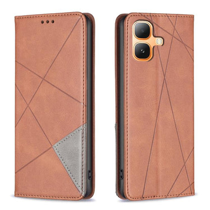 Rhombus Texture Magnetic Leather Phone Case, For Infinix Hot 70 Pro 5G, For Infinix GT 50 Pro 5G, For Infinix Hot 70 5G, For Infinix Smart 20 4G, For Infinix Note 60 5G / 60 Pro 5G, For Infinix Hot 60 Pro+ 4G, For Infinix Hot 60 Pro 4G