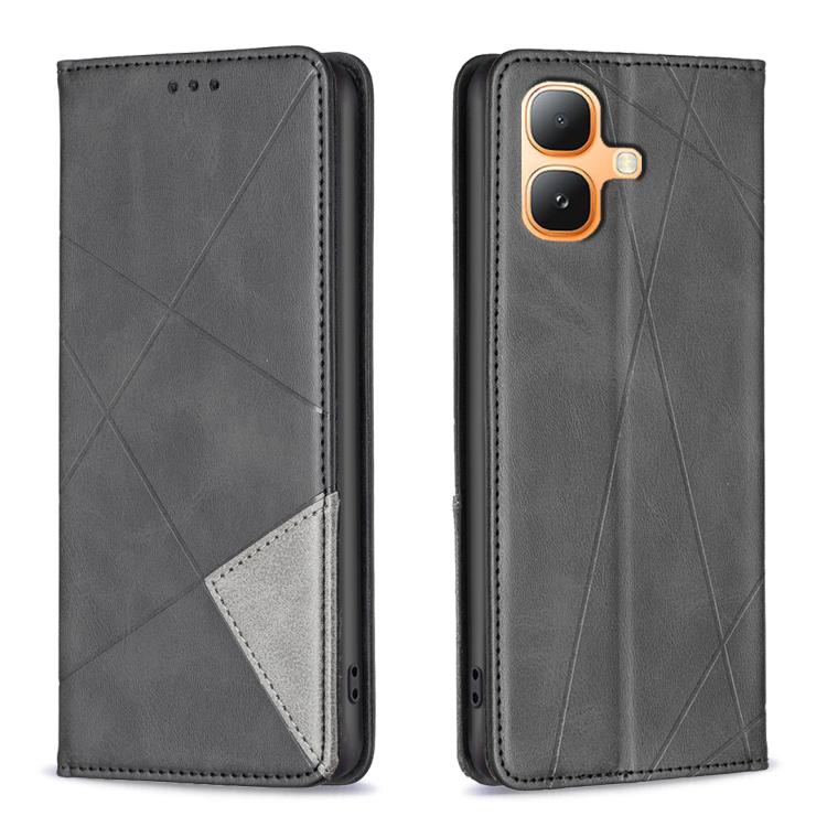Rhombus Texture Magnetic Leather Phone Case, For Infinix Hot 70 Pro 5G, For Infinix GT 50 Pro 5G, For Infinix Hot 70 5G, For Infinix Smart 20 4G, For Infinix Note 60 5G / 60 Pro 5G, For Infinix Hot 60 Pro+ 4G, For Infinix Hot 60 Pro 4G