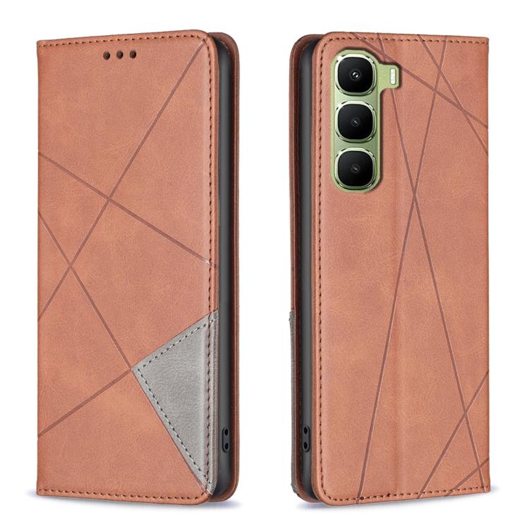 Rhombus Texture Magnetic Leather Phone Case, For Infinix Hot 70 Pro 5G, For Infinix GT 50 Pro 5G, For Infinix Hot 70 5G, For Infinix Smart 20 4G, For Infinix Note 60 5G / 60 Pro 5G, For Infinix Hot 60 Pro+ 4G, For Infinix Hot 60 Pro 4G