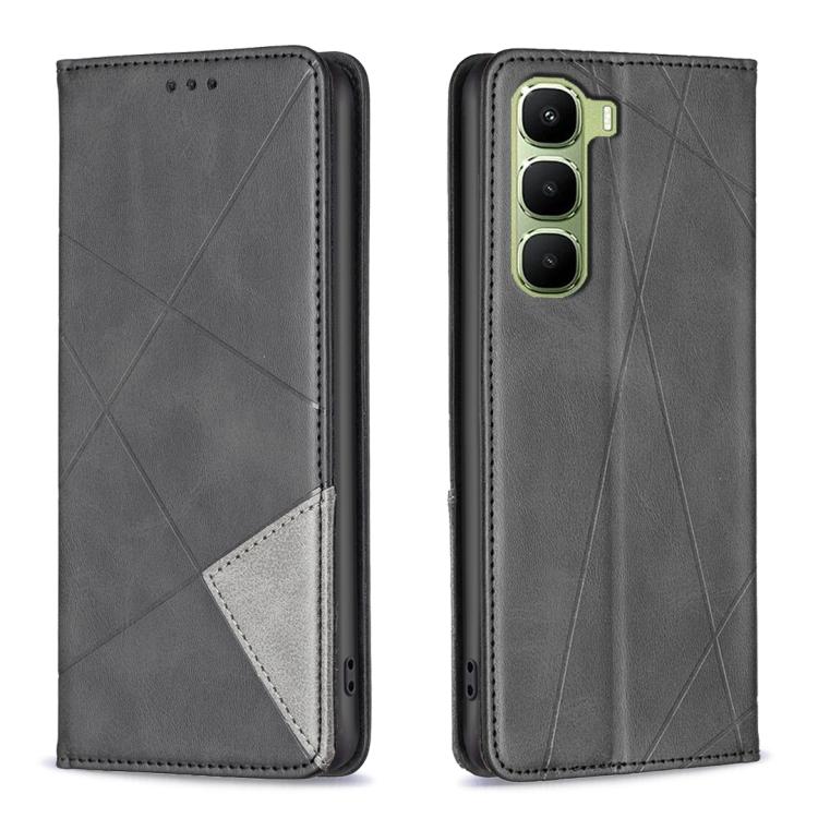 Rhombus Texture Magnetic Leather Phone Case, For Infinix Hot 70 Pro 5G, For Infinix GT 50 Pro 5G, For Infinix Hot 70 5G, For Infinix Smart 20 4G, For Infinix Note 60 5G / 60 Pro 5G, For Infinix Hot 60 Pro+ 4G, For Infinix Hot 60 Pro 4G