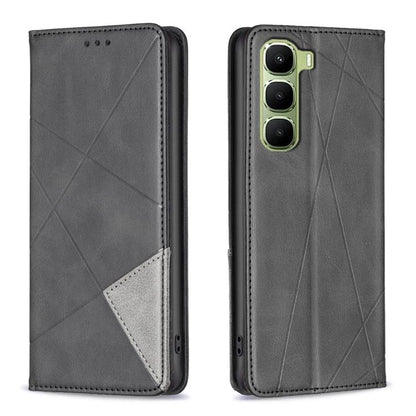 Rhombus Texture Magnetic Leather Phone Case, For Infinix Hot 70 Pro 5G, For Infinix GT 50 Pro 5G, For Infinix Hot 70 5G, For Infinix Smart 20 4G, For Infinix Note 60 5G / 60 Pro 5G, For Infinix Hot 60 Pro+ 4G, For Infinix Hot 60 Pro 4G