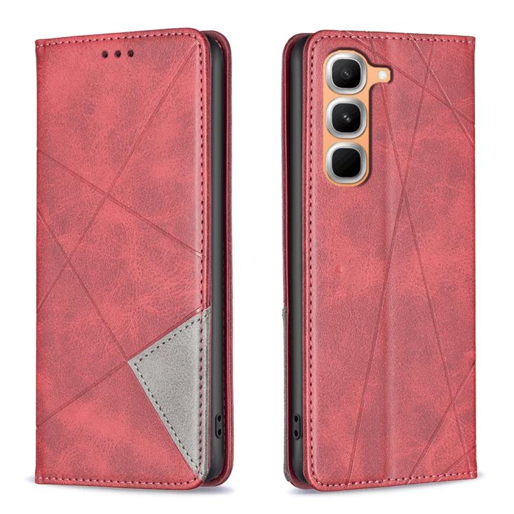 Rhombus Texture Magnetic Leather Phone Case, For Infinix Hot 70 Pro 5G, For Infinix GT 50 Pro 5G, For Infinix Hot 70 5G, For Infinix Smart 20 4G, For Infinix Note 60 5G / 60 Pro 5G, For Infinix Hot 60 Pro+ 4G, For Infinix Hot 60 Pro 4G