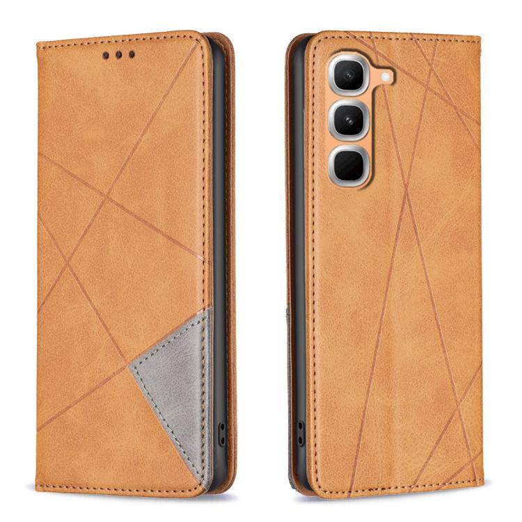 Rhombus Texture Magnetic Leather Phone Case, For Infinix Hot 70 Pro 5G, For Infinix GT 50 Pro 5G, For Infinix Hot 70 5G, For Infinix Smart 20 4G, For Infinix Note 60 5G / 60 Pro 5G, For Infinix Hot 60 Pro+ 4G, For Infinix Hot 60 Pro 4G