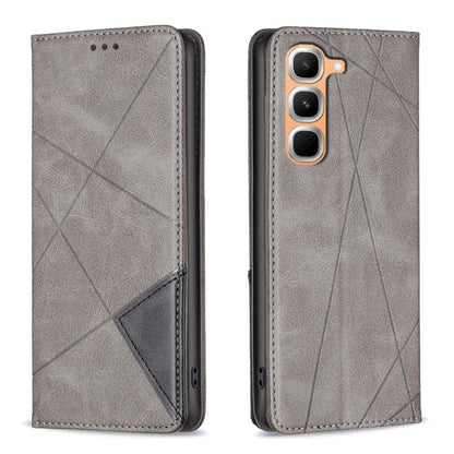 Rhombus Texture Magnetic Leather Phone Case, For Infinix Hot 70 Pro 5G, For Infinix GT 50 Pro 5G, For Infinix Hot 70 5G, For Infinix Smart 20 4G, For Infinix Note 60 5G / 60 Pro 5G, For Infinix Hot 60 Pro+ 4G, For Infinix Hot 60 Pro 4G