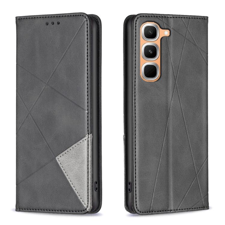 Rhombus Texture Magnetic Leather Phone Case, For Infinix Hot 70 Pro 5G, For Infinix GT 50 Pro 5G, For Infinix Hot 70 5G, For Infinix Smart 20 4G, For Infinix Note 60 5G / 60 Pro 5G, For Infinix Hot 60 Pro+ 4G, For Infinix Hot 60 Pro 4G