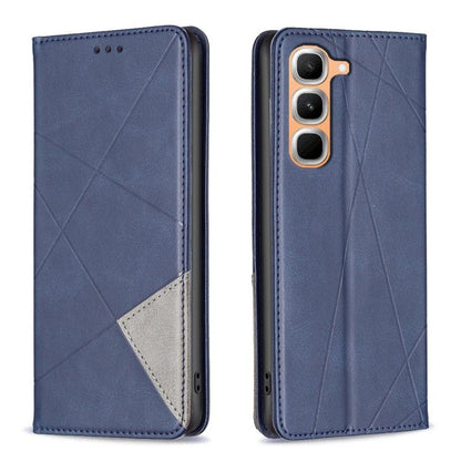 Rhombus Texture Magnetic Leather Phone Case, For Infinix Hot 70 Pro 5G, For Infinix GT 50 Pro 5G, For Infinix Hot 70 5G, For Infinix Smart 20 4G, For Infinix Note 60 5G / 60 Pro 5G, For Infinix Hot 60 Pro+ 4G, For Infinix Hot 60 Pro 4G