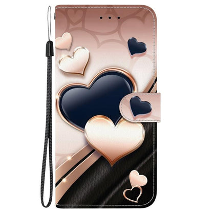 Crystal Texture Colored Drawing Leather Phone Case, For Google Pixel 7