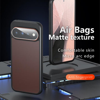 Black phone case with matte textured finish and protected camera cutout bezel