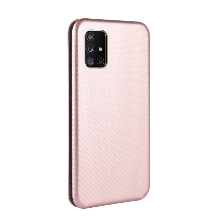 Pink carbon-fiber texture phone case with camera cutout and side button openings