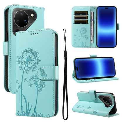 Dandelion Embossed Pattern Flip Leather Phone Case, For Huawei Pura 90 Pro Max 5G, For Huawei Pura 90 Pro 5G, For Huawei Pura 90 5G, For Huawei Nova 14 Lite / Nova 14, For Huawei Pura 80 Ultra 5G, For Huawei Pura 80 Pro 5G, For Huawei Pura 80 5G
