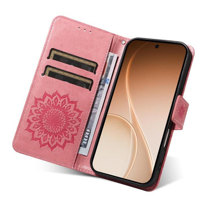 Embossed Sunflower Pattern Flip Leather Phone Case, For Huawei Pura 90 Pro Max 5G, For Huawei Pura 90 Pro 5G, For Huawei Pura 90 5G, For Huawei nova 14 5G / 14 Lite 5G, For Huawei Pura 80 Ultra 5G, For Huawei Pura 80 Pro 5G, For Huawei Pura 80 5G