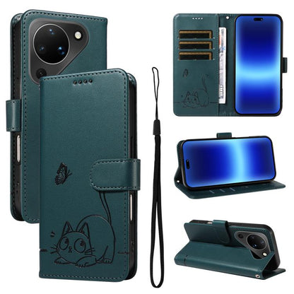 Adorable Cat Embossed Pattern Flip Leather Phone Case, For Huawei Pura 90 Pro Max 5G, For Huawei Pura 90 Pro 5G, For Huawei Pura 90 5G, For Huawei Nova 14 / Nova 14 Lite, For Huawei Pura 80 Ultra 5G, For Huawei Pura 80 Pro 5G, For Huawei Pura 80 5G