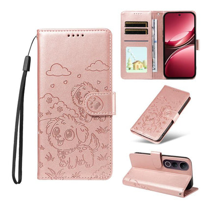 Embossed Heart Dog RFID Blocking Wallet Leather Phone Case, For vivo S2 5G / V80 Lite IN/PK, For vivo X300 E 5G, For vivo Y500 4G / iQOO Z11 5G / T5 Pro 5G, For vivo Y600 Pro 5G, For vivo Y05 4G / Y21 5G 2026, For vivo V70 FE 5G                        ...