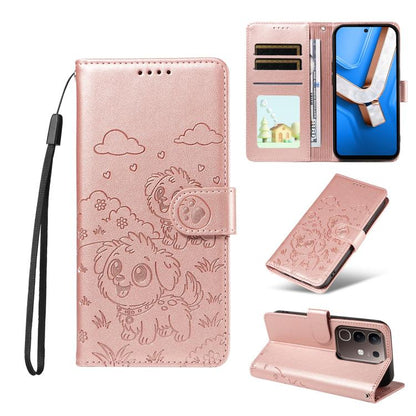 Embossed Heart Dog RFID Blocking Wallet Leather Phone Case, For vivo S2 5G / V80 Lite IN/PK, For vivo X300 E 5G, For vivo Y500 4G / iQOO Z11 5G / T5 Pro 5G, For vivo Y600 Pro 5G, For vivo Y05 4G / Y21 5G 2026, For vivo V70 FE 5G                        ...