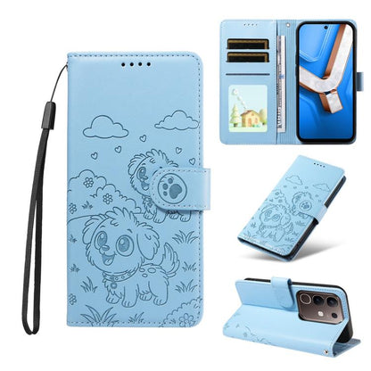 Embossed Heart Dog RFID Blocking Wallet Leather Phone Case, For vivo S2 5G / V80 Lite IN/PK, For vivo X300 E 5G, For vivo Y500 4G / iQOO Z11 5G / T5 Pro 5G, For vivo Y600 Pro 5G, For vivo Y05 4G / Y21 5G 2026, For vivo V70 FE 5G                        ...