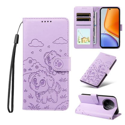 Embossed Heart Dog RFID Blocking Wallet Leather Phone Case, For vivo S2 5G / V80 Lite IN/PK, For vivo X300 E 5G, For vivo Y500 4G / iQOO Z11 5G / T5 Pro 5G, For vivo Y600 Pro 5G, For vivo Y05 4G / Y21 5G 2026, For vivo V70 FE 5G                        ...