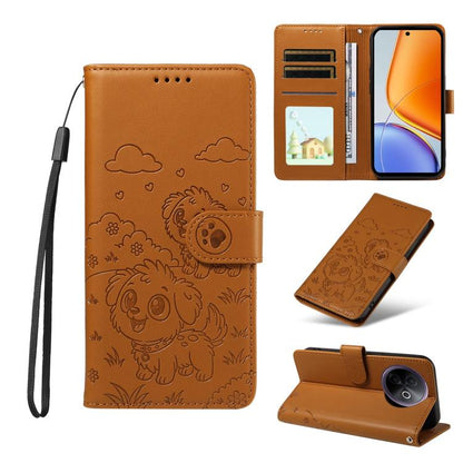 Embossed Heart Dog RFID Blocking Wallet Leather Phone Case, For vivo S2 5G / V80 Lite IN/PK, For vivo X300 E 5G, For vivo Y500 4G / iQOO Z11 5G / T5 Pro 5G, For vivo Y600 Pro 5G, For vivo Y05 4G / Y21 5G 2026, For vivo V70 FE 5G                        ...
