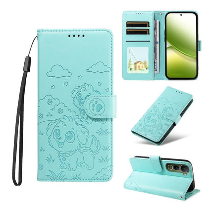 Embossed Heart Dog RFID Blocking Wallet Leather Phone Case, For vivo S2 5G / V80 Lite IN/PK, For vivo X300 E 5G, For vivo Y500 4G / iQOO Z11 5G / T5 Pro 5G, For vivo Y600 Pro 5G, For vivo Y05 4G / Y21 5G 2026, For vivo V70 FE 5G                        ...