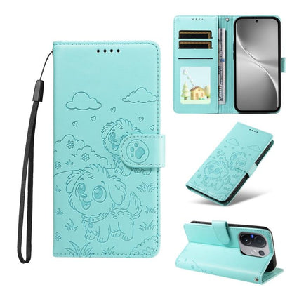 Embossed Heart Dog RFID Blocking Wallet Leather Phone Case, For vivo S2 5G / V80 Lite IN/PK, For vivo X300 E 5G, For vivo Y500 4G / iQOO Z11 5G / T5 Pro 5G, For vivo Y600 Pro 5G, For vivo Y05 4G / Y21 5G 2026, For vivo V70 FE 5G                        ...