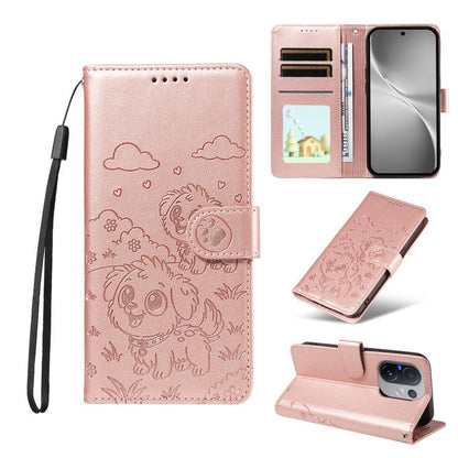 Embossed Heart Dog RFID Blocking Wallet Leather Phone Case, For vivo S2 5G / V80 Lite IN/PK, For vivo X300 E 5G, For vivo Y500 4G / iQOO Z11 5G / T5 Pro 5G, For vivo Y600 Pro 5G, For vivo Y05 4G / Y21 5G 2026, For vivo V70 FE 5G                        ...