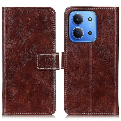Retro Crazy Horse Texture Leather Phone Case, For Redmi Note 17 5G/4G Global 169.7mm, For Redmi Note 17 Pro+ 5G Global 163.4mm, For Redmi Note 17 Pro 5G Global 163.5mm, For Redmi K100 Pro Max/Poco F9 Ultra 5G, For Redmi K100 Pro 5G/Poco F9 Pro 5G      ...