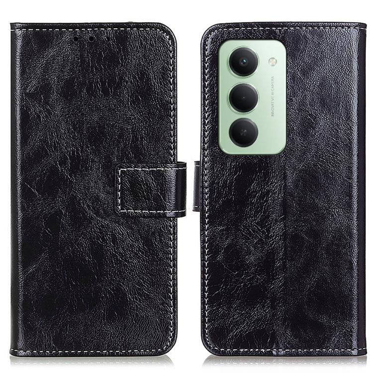 Retro Crazy Horse Texture Leather Phone Case, For Redmi Note 17 5G/4G Global 169.7mm, For Redmi Note 17 Pro+ 5G Global 163.4mm, For Redmi Note 17 Pro 5G Global 163.5mm, For Redmi K100 Pro Max/Poco F9 Ultra 5G, For Redmi K100 Pro 5G/Poco F9 Pro 5G      ...