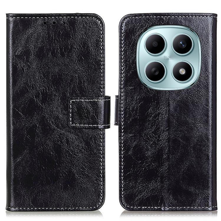 Retro Crazy Horse Texture Leather Phone Case, For Redmi Note 17 5G/4G Global 169.7mm, For Redmi Note 17 Pro+ 5G Global 163.4mm, For Redmi Note 17 Pro 5G Global 163.5mm, For Redmi K100 Pro Max/Poco F9 Ultra 5G, For Redmi K100 Pro 5G/Poco F9 Pro 5G      ...