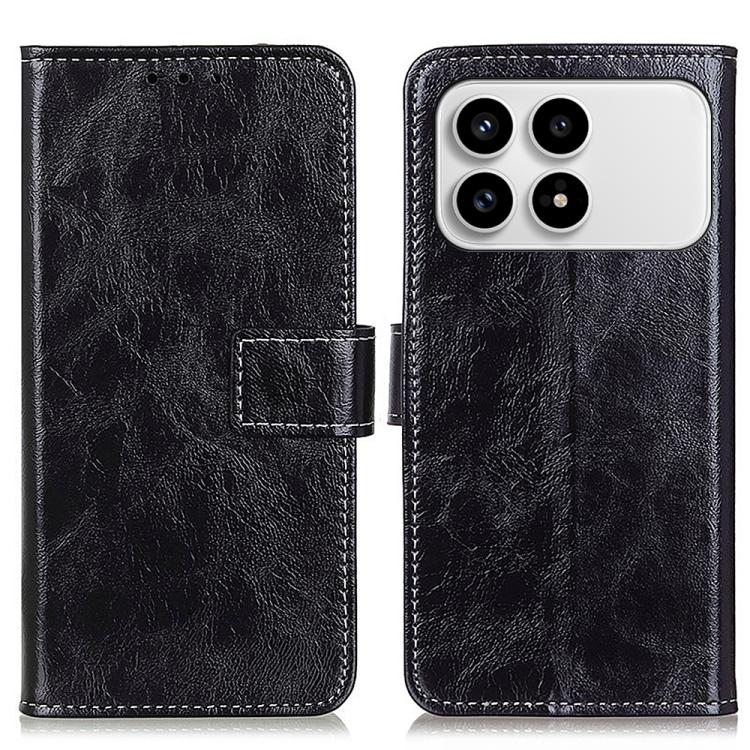 Retro Crazy Horse Texture Leather Phone Case, For Redmi Note 17 5G/4G Global 169.7mm, For Redmi Note 17 Pro+ 5G Global 163.4mm, For Redmi Note 17 Pro 5G Global 163.5mm, For Redmi K100 Pro Max/Poco F9 Ultra 5G, For Redmi K100 Pro 5G/Poco F9 Pro 5G      ...