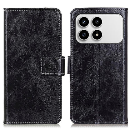 Retro Crazy Horse Texture Leather Phone Case, For Redmi Note 17 5G/4G Global 169.7mm, For Redmi Note 17 Pro+ 5G Global 163.4mm, For Redmi Note 17 Pro 5G Global 163.5mm, For Redmi K100 Pro Max/Poco F9 Ultra 5G, For Redmi K100 Pro 5G/Poco F9 Pro 5G      ...